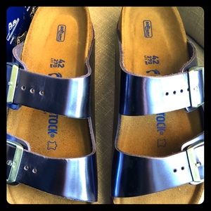 Birkenstock Sandals metallic violet NEW